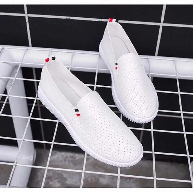 Espadrille Slip On - Dành Cho Nữ Trắng Đế Cắt