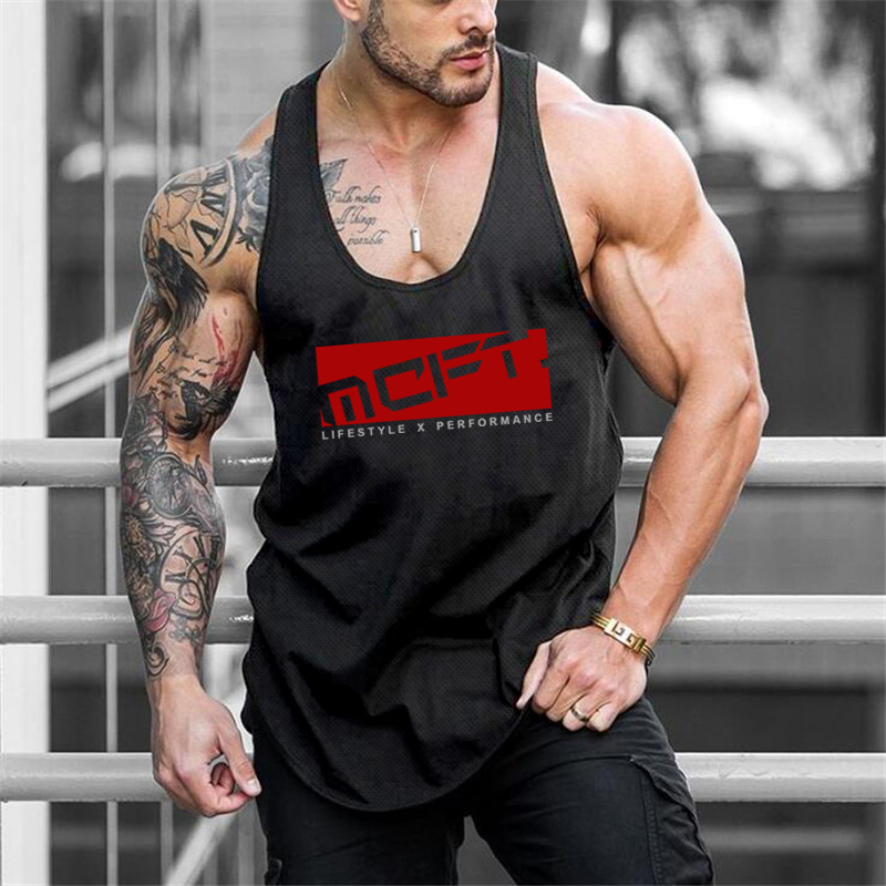 Tank Top Muscle - Summer Men New Mesh Bodybuilding Stringer