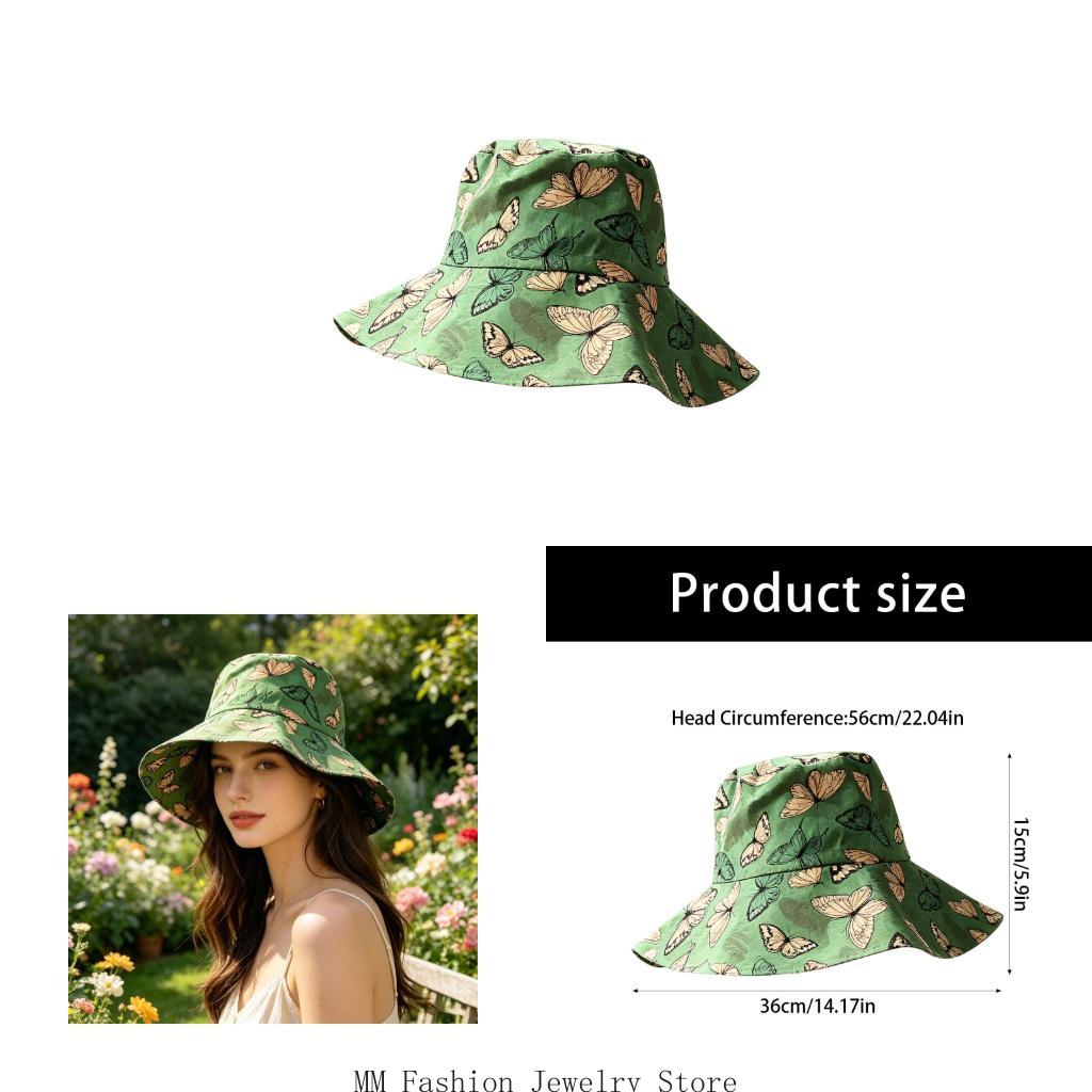 Packable Hat Nylon - Mũ xô in hình màu xanh