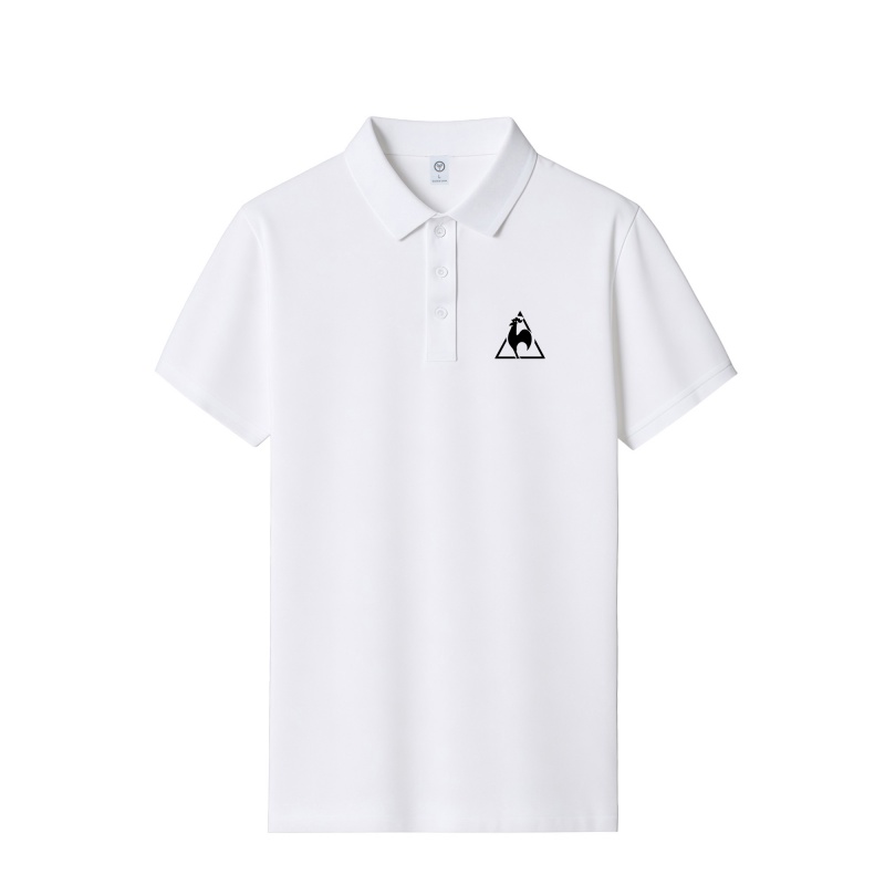Polo Shirt Pique - 2026 Summer Men's Pique Cotton Lapel