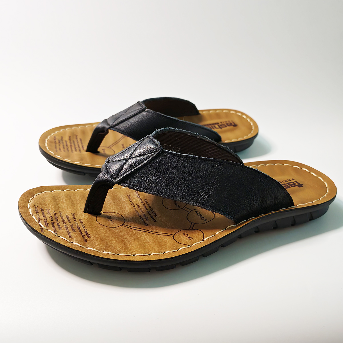 Flip Flop Leather Men - Mùa Hè Cho Nam Dép Da