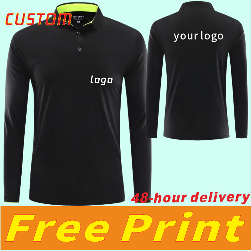 Polo Shirt Pique - Quick drying breathable sports long sleeved