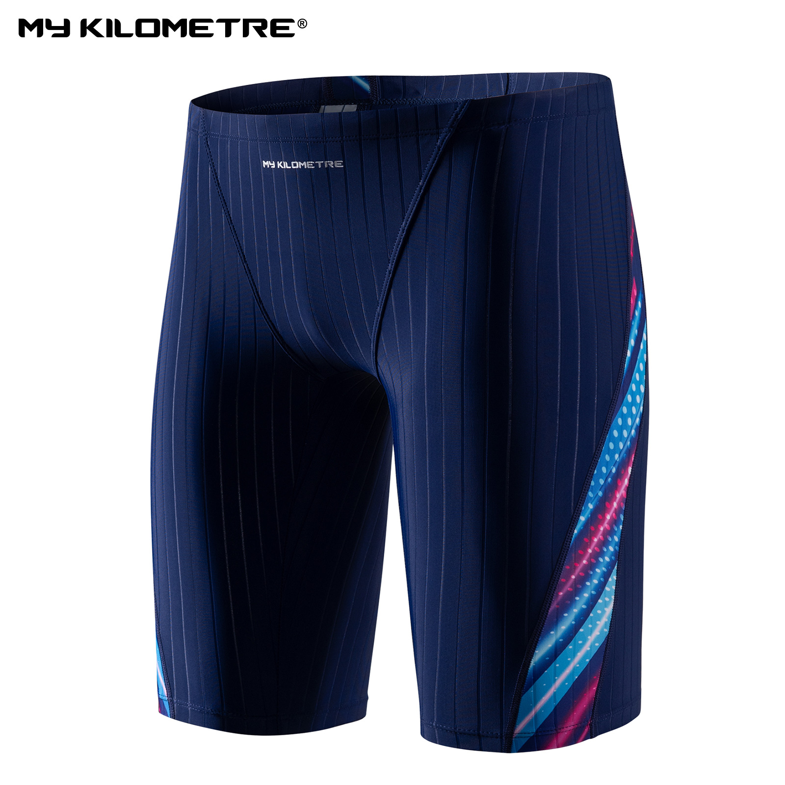 Swim Trunk Quick Dry - MY KILOMETRE Men Swim Jammers Swimsuit