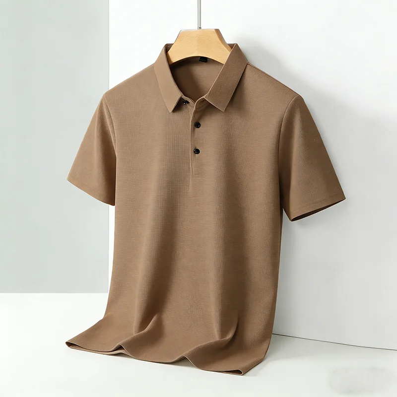 Polo Shirt Pique - Men's Classic Collar Short Sleeve Polo
