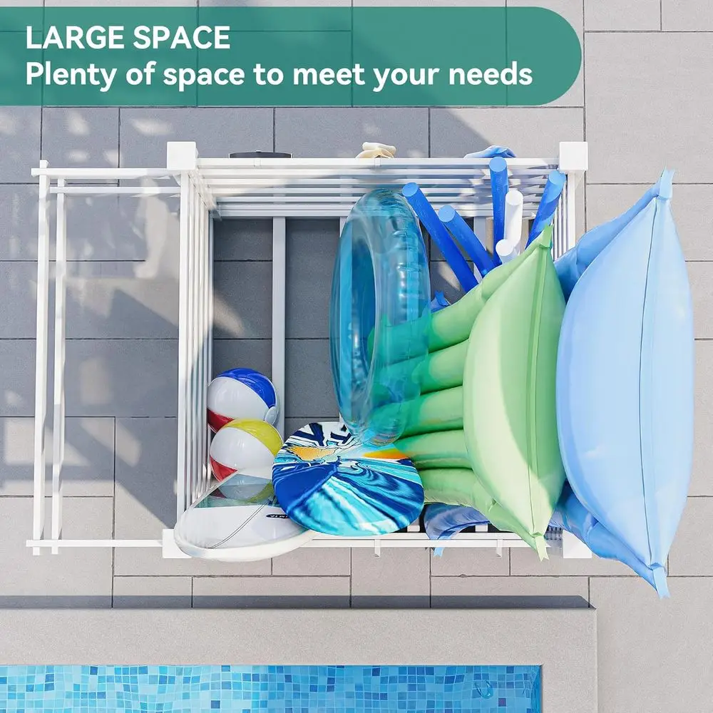 Pool Storage Bin with Towel Ra - đánh giá và giá Beach Towel Large