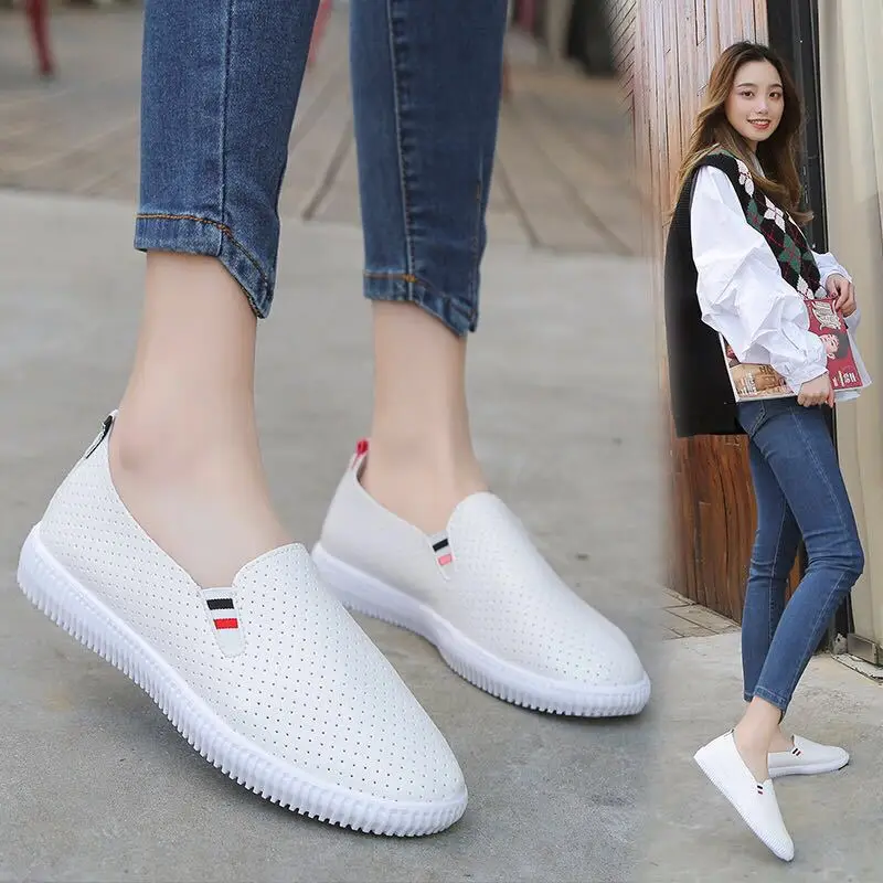 Dành Cho Nữ Trắng Đế Cắt Chính - đánh giá và giá Espadrille Slip On