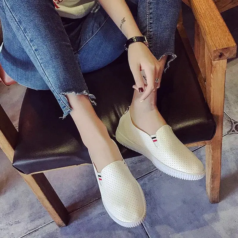Dành Cho Nữ Trắng Đế Cắt Chính - đánh giá và giá Espadrille Slip On