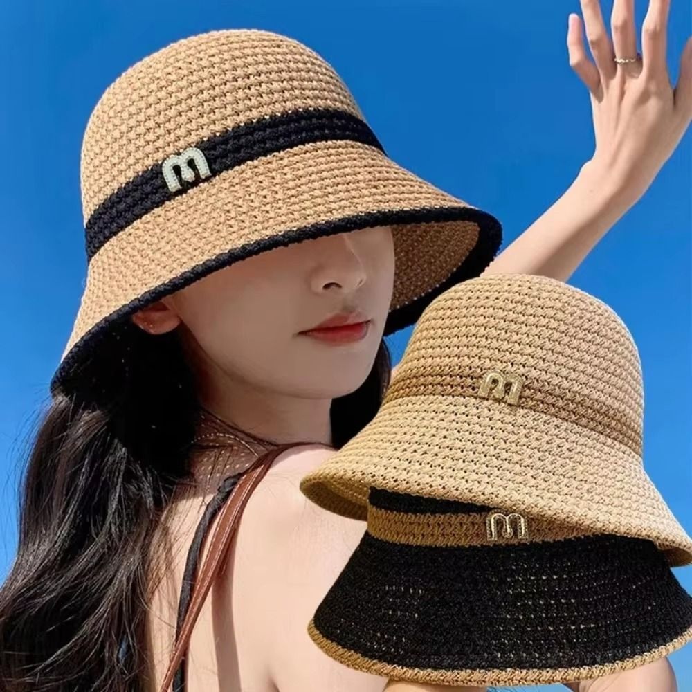 Breathable Elegant Bow Fisherm - đánh giá và giá Bucket Hat Straw