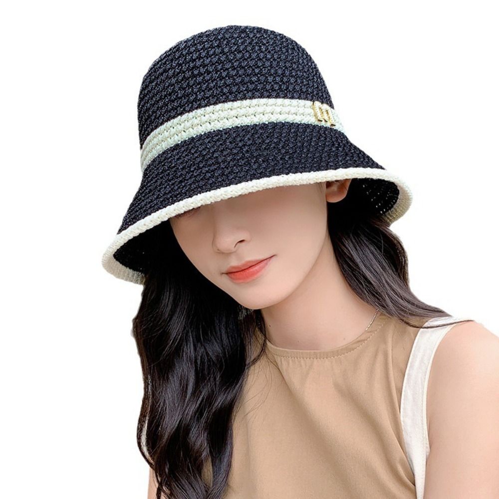 Breathable Elegant Bow Fisherm - đánh giá và giá Bucket Hat Straw