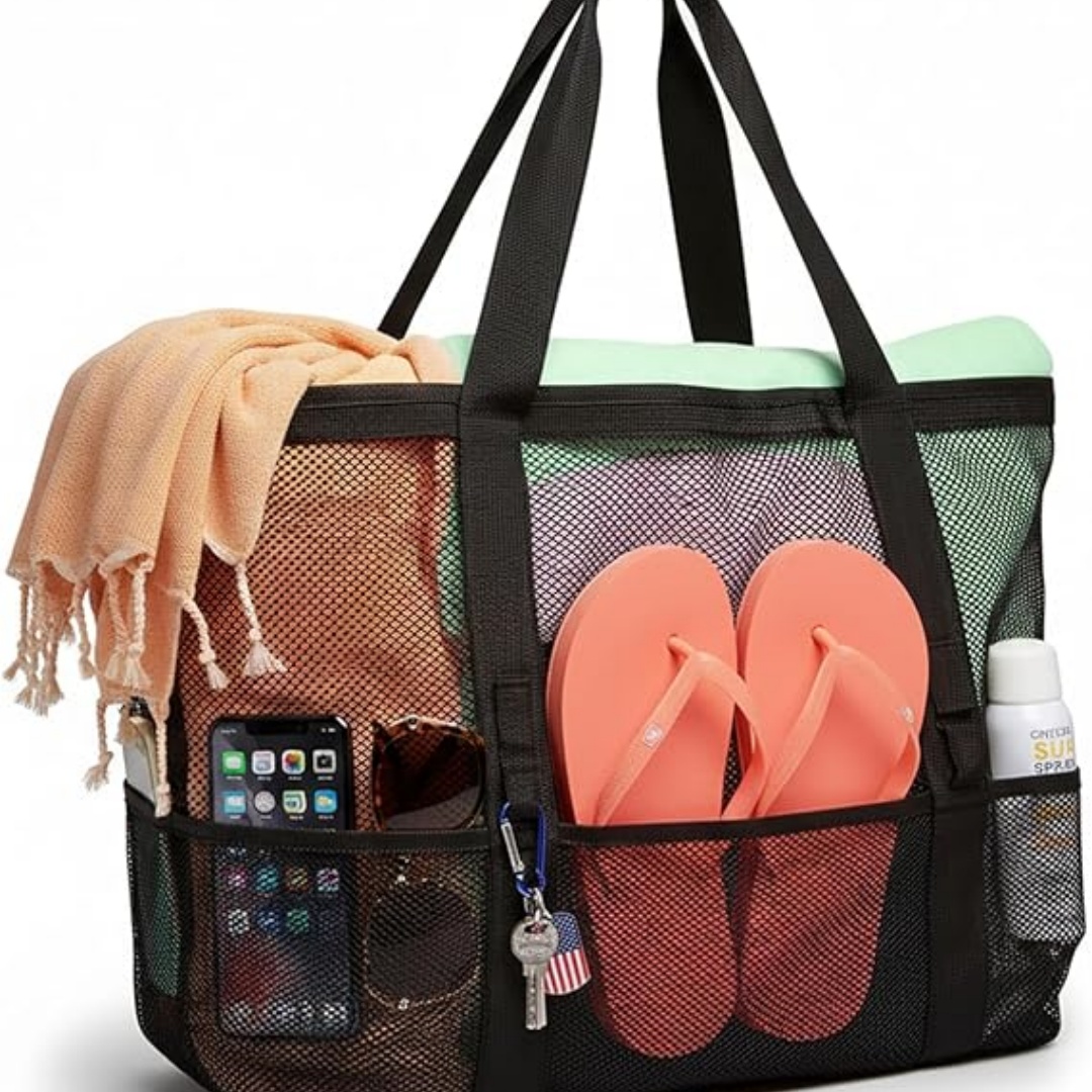 Mesh Beach Bag Family - Large  - đánh giá và giá Beach Towel Large