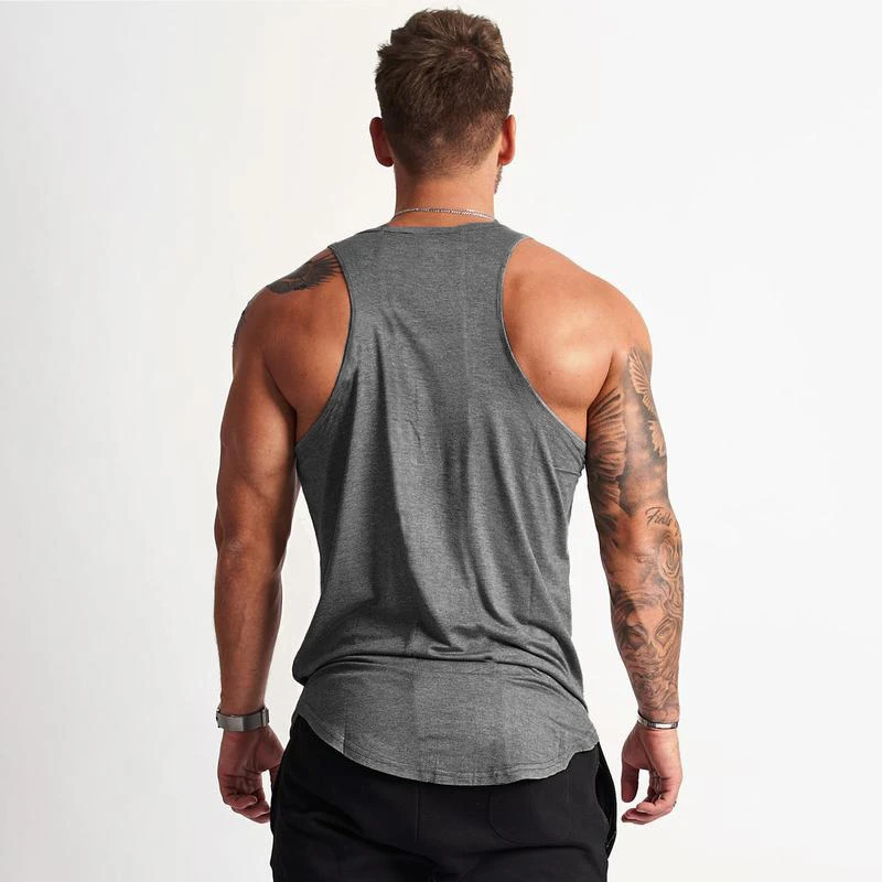 Summer Men Running Vests Plain - đánh giá và giá Tank Top Muscle