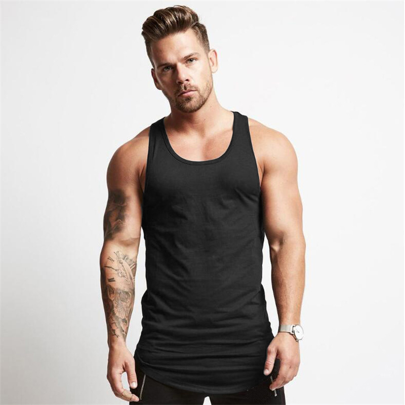 Summer Men Running Vests Plain - đánh giá và giá Tank Top Muscle