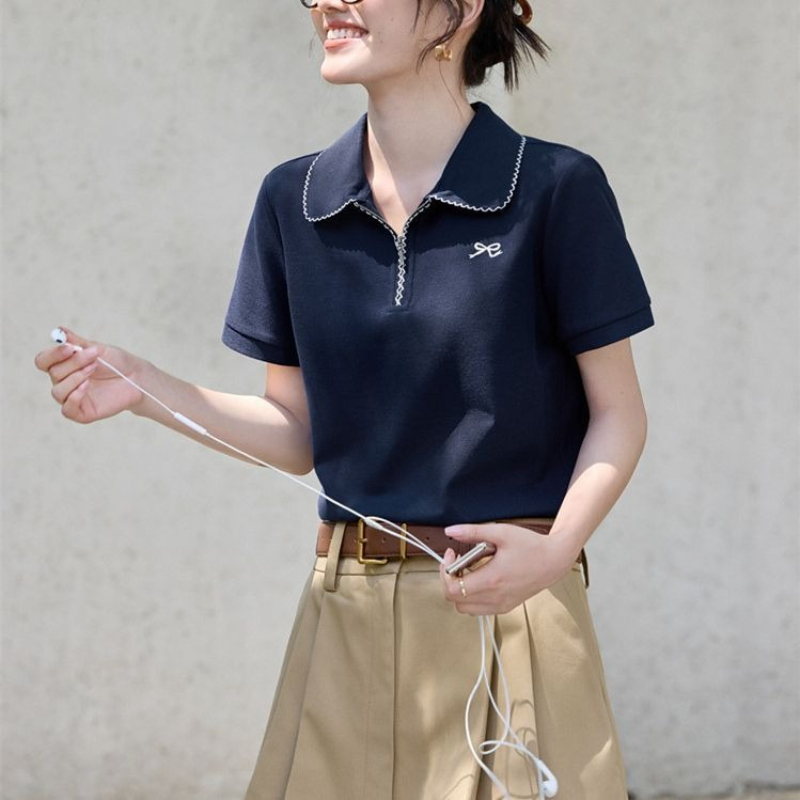 Women's Slim Fit Figure Flatte - đánh giá và giá Polo Shirt Pique