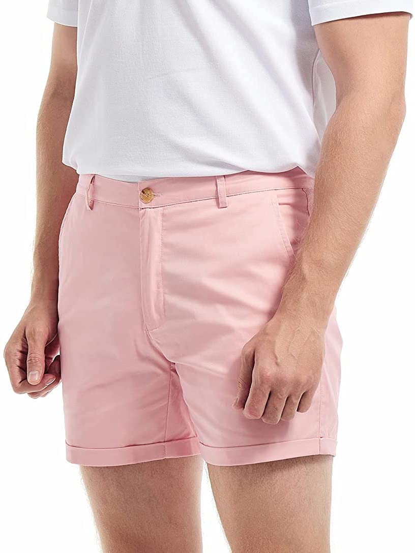 AIMPACT Nam Mùa Hè Slim-Fit 5  - đánh giá và giá Shorts Chino Slim