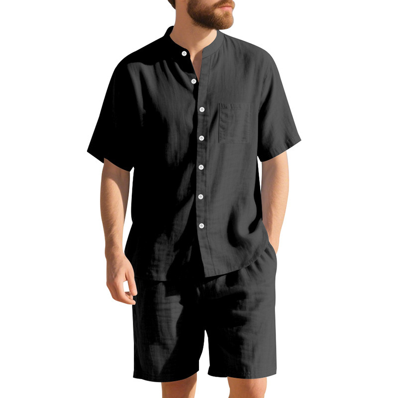 Summer Men's Linen Loose-Fit S - đánh giá và giá Linen Shirt Breathable
