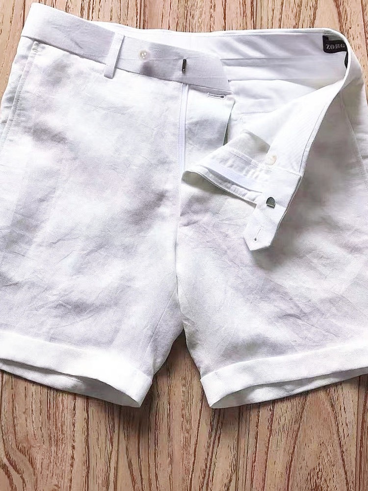 Fashion Men Business Summer Sl - đánh giá và giá Short Linen Drawstring