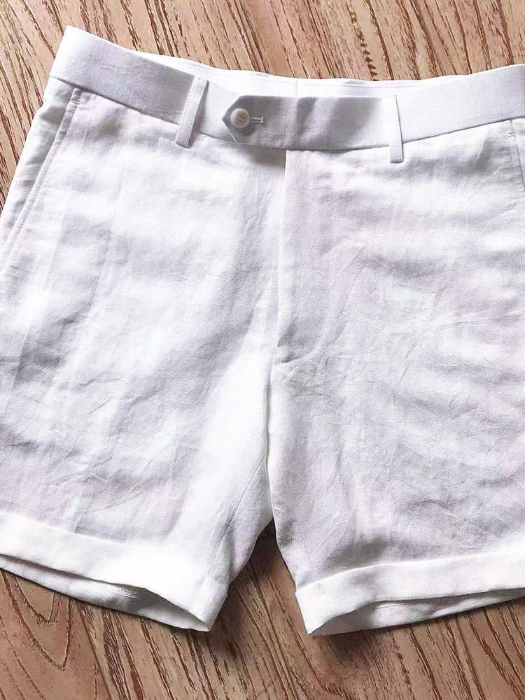 Fashion Men Business Summer Sl - đánh giá và giá Short Linen Drawstring
