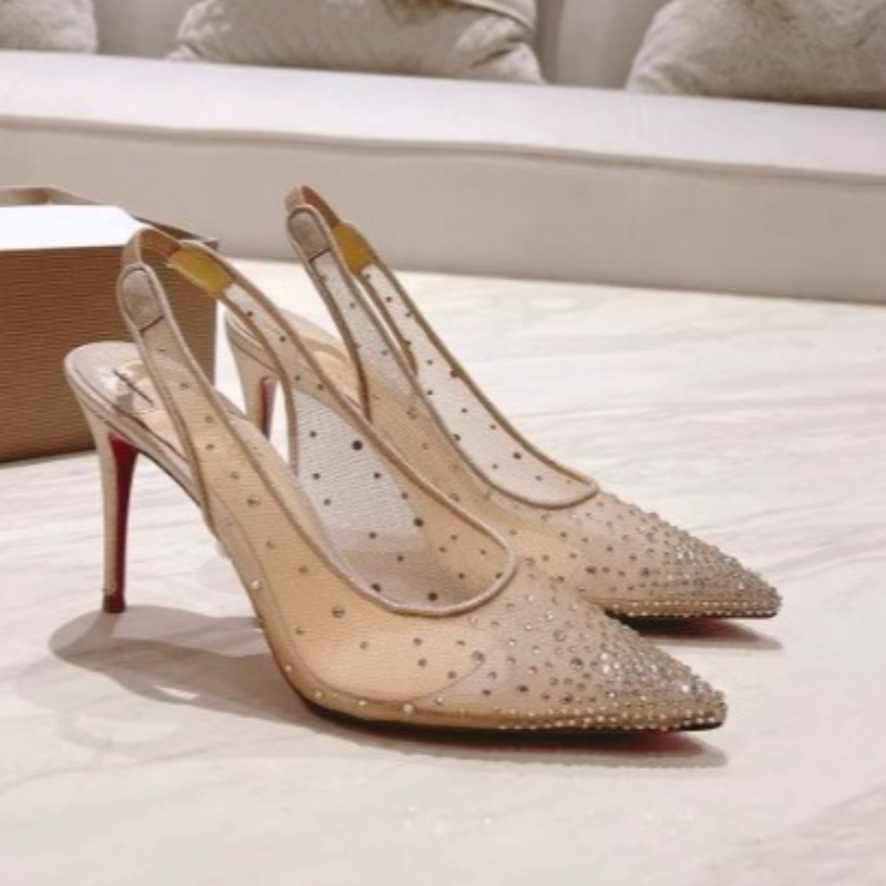 Mesh Rhinestone Rear Empty Sti - đánh giá và giá Casual Sandal Leather