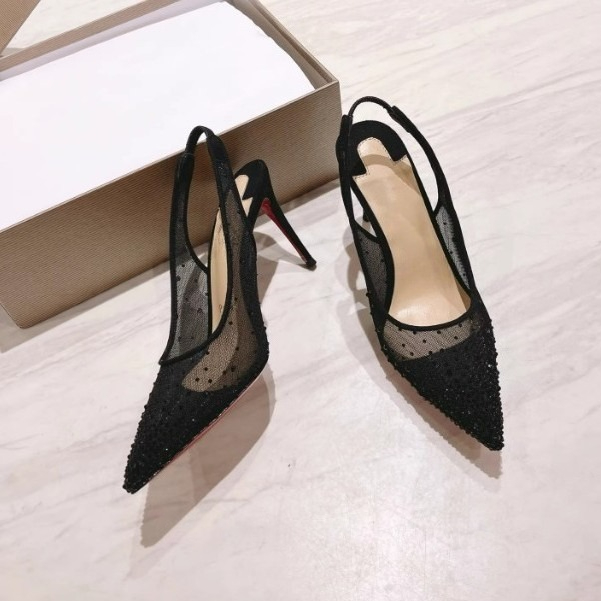 Mesh Rhinestone Rear Empty Sti - đánh giá và giá Casual Sandal Leather