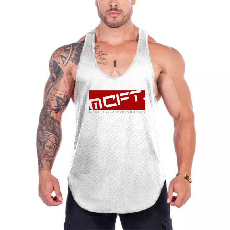 Summer  Men New  Mesh Bodybuil - đánh giá và giá Tank Top Muscle