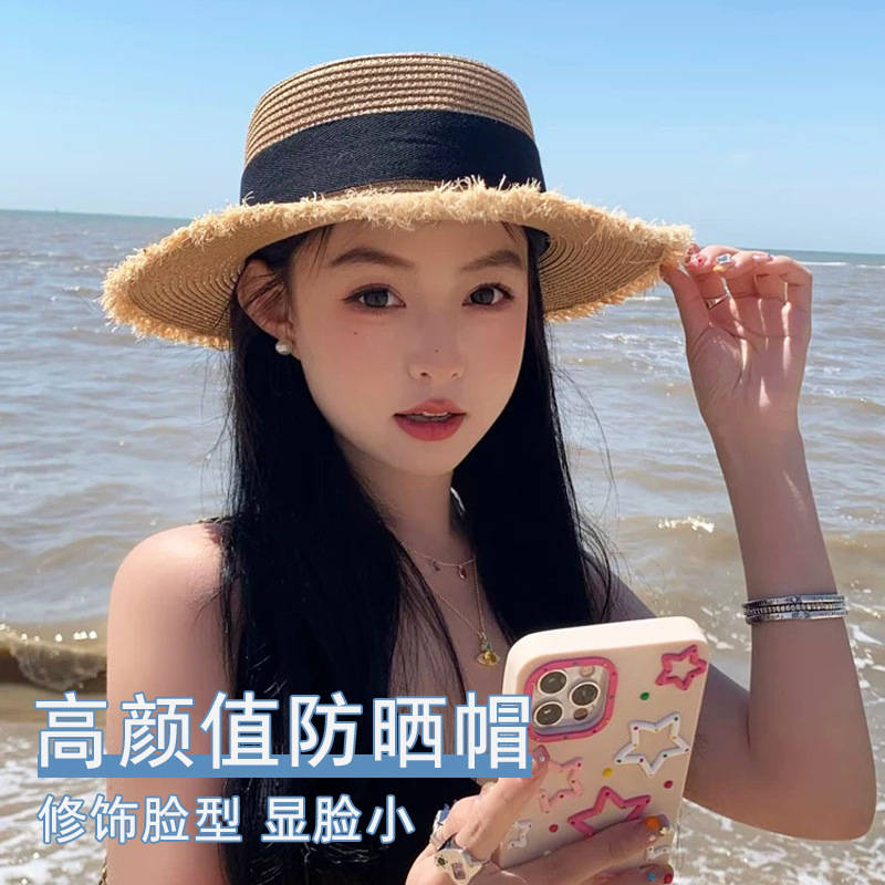 Women Straw Sun Hat Bowknot Su - đánh giá và giá Packable Hat Nylon