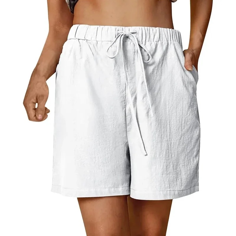 2026Women's Summer Casual Shor - đánh giá và giá Short Linen Drawstring