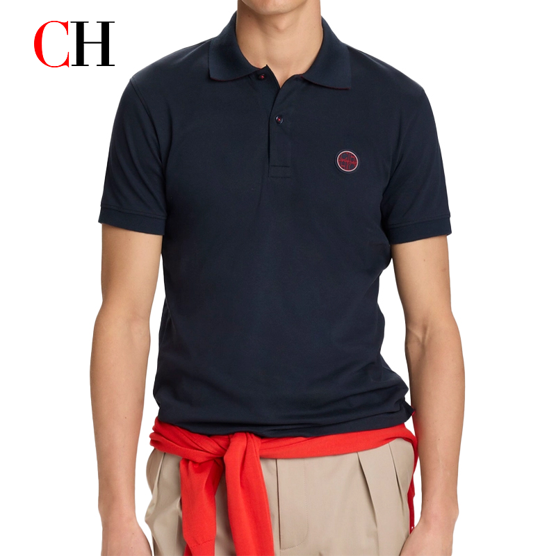 CH Red Accent Circular Rubber  - đánh giá và giá Polo Shirt Pique