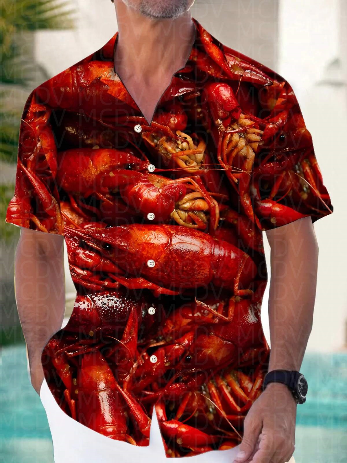 Food Pattern Men's Hawaiian Sh - đánh giá và giá Shirt Camp Collar