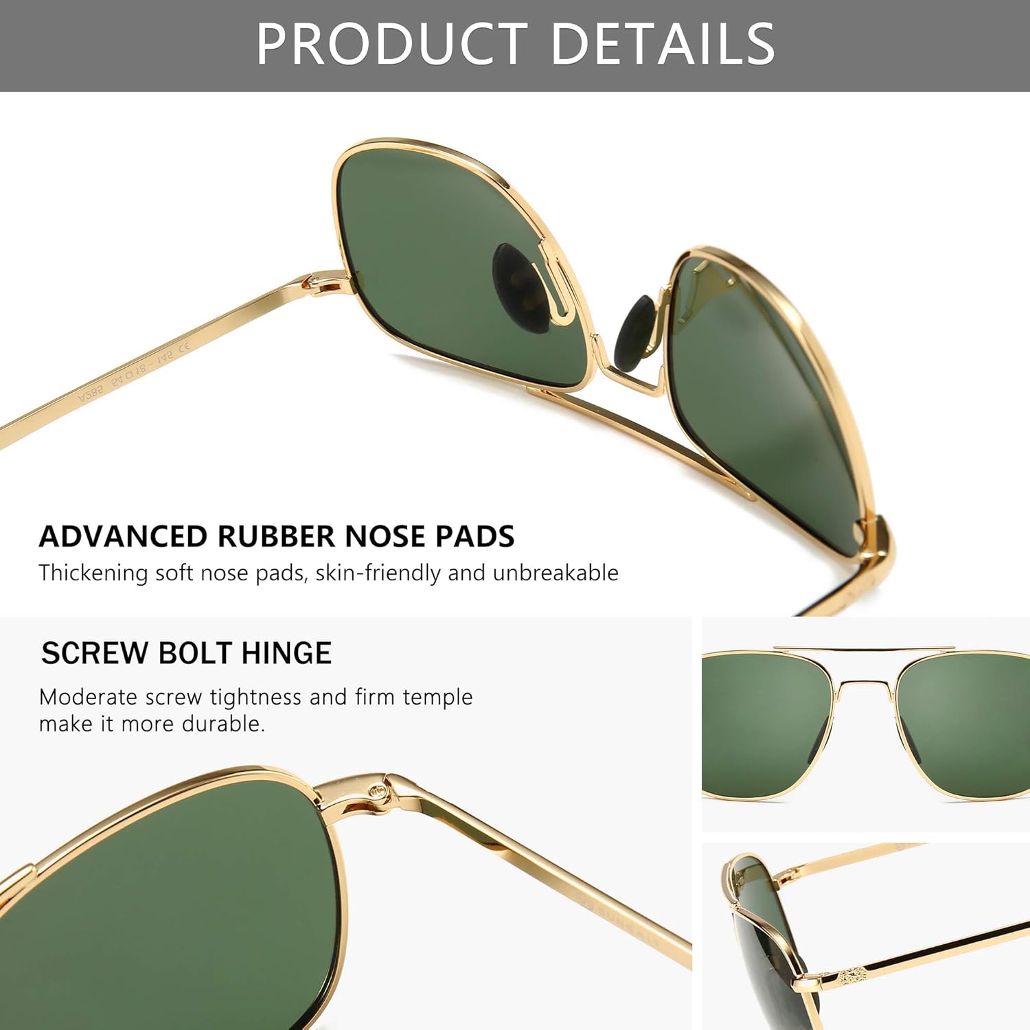 Men's Military Style Polarized - đánh giá và giá Sunglasses Aviator Polarized