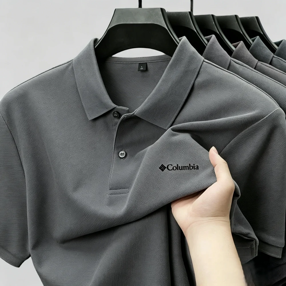 Men'sSummerShort-SleeveSolidCo - đánh giá và giá Polo Shirt Pique