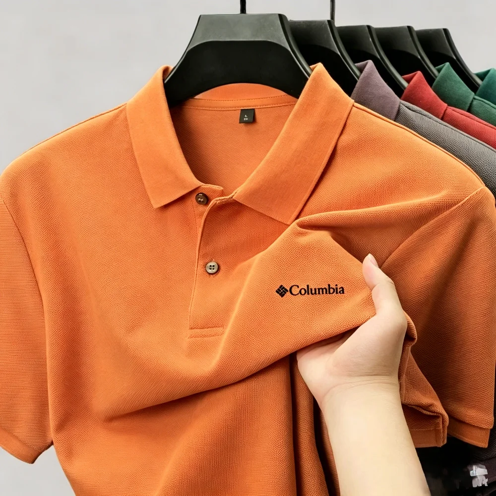 Men'sSummerShort-SleeveSolidCo - đánh giá và giá Polo Shirt Pique