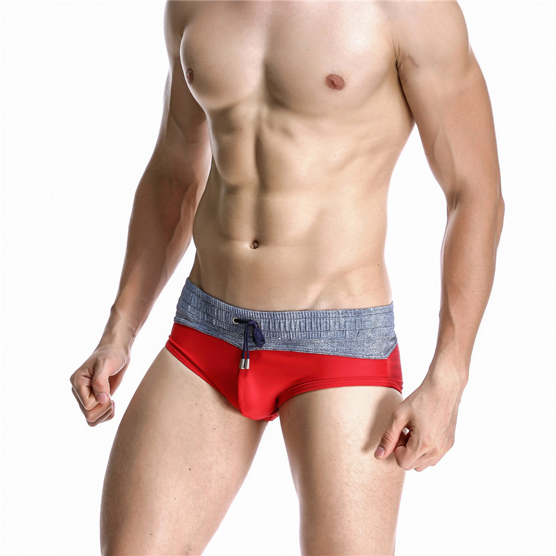 Mens Color Blocking Swimming B - đánh giá và giá Swim Trunk Quick Dry