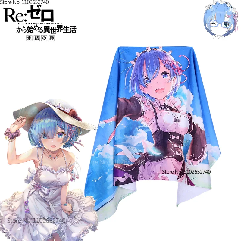 2024 Re:Life In A Different Wo - đánh giá và giá Beach Towel Large