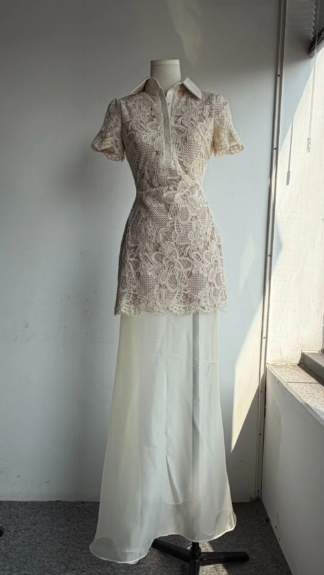 Vintage High Collar Short Slee - đánh giá và giá Resort Shirt Floral