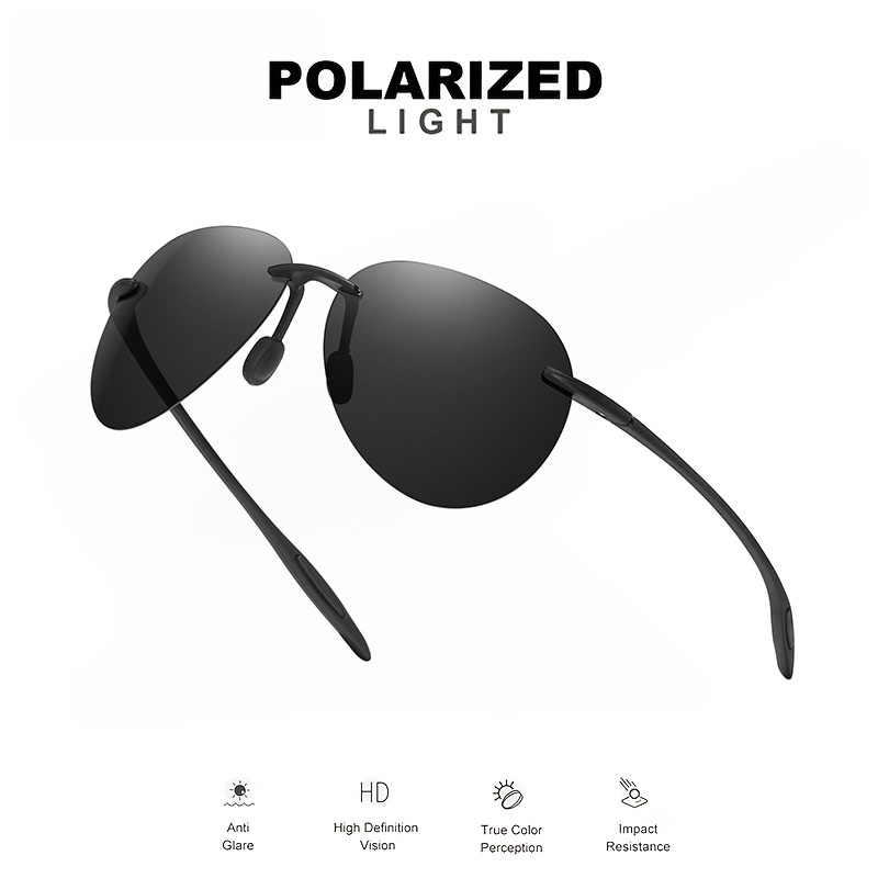 Ultra Light 12g TR90 Frameless - đánh giá và giá Sunglasses Aviator Polarized