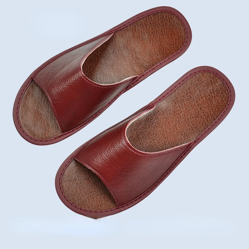 XIHAHA Summer Fashion Cowhide  - đánh giá và giá Flip Flop Leather Men