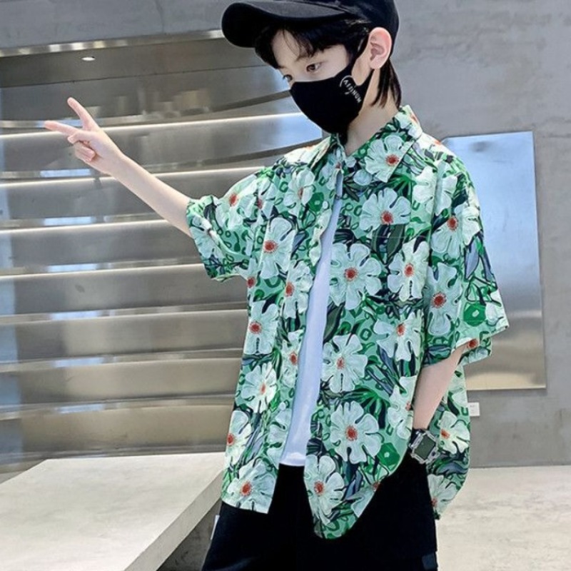 Boys' Floral Shirt Summer Set  - đánh giá và giá Resort Shirt Floral