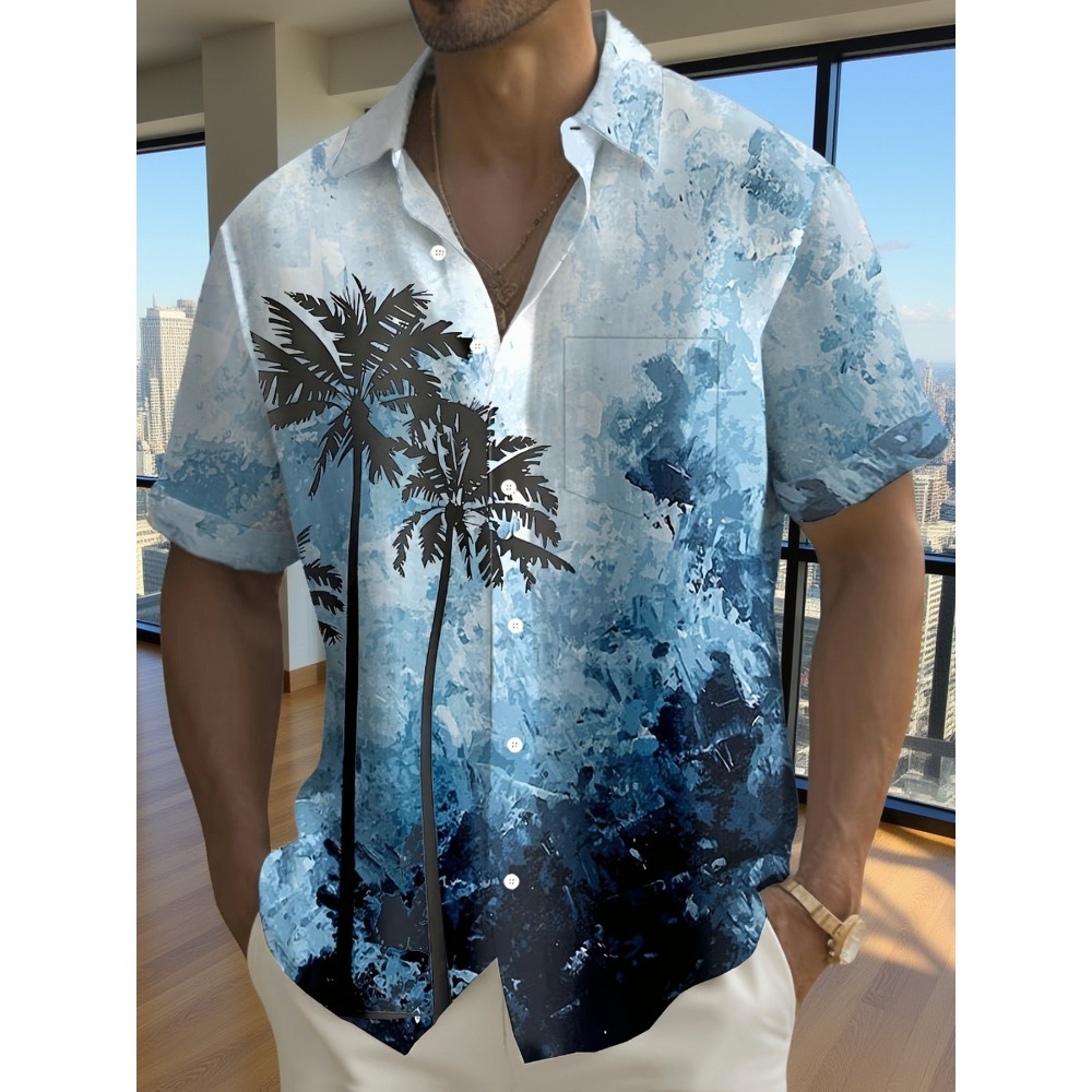 Minimal Ink Texture Lapel Reso - đánh giá và giá Resort Shirt Floral