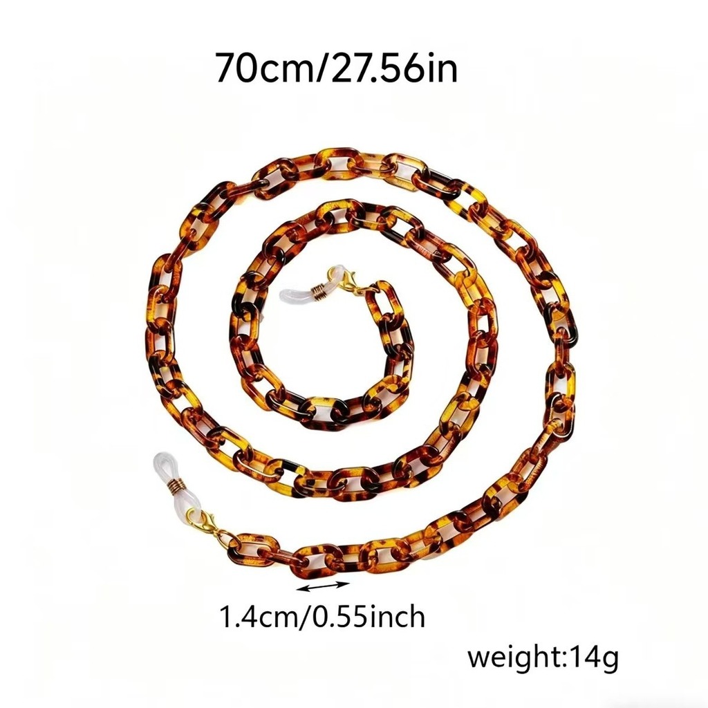 KLASSNUM Multicolor Brown Acry - đánh giá và giá Sunglass Retainer Cord