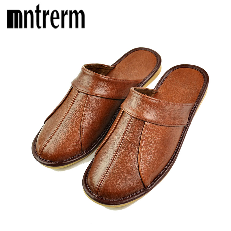 Mntrerm Mùa Xuân Slip On Nam D - đánh giá và giá Flip Flop Leather Men