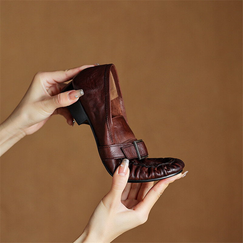 New Autumn Genuine Leather Wom - đánh giá và giá Casual Sandal Leather