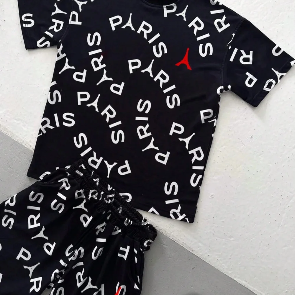 Men Letter Print Round Neck Sh - đánh giá và giá Tee Graphic Print