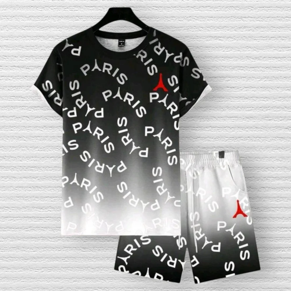 Men Letter Print Round Neck Sh - đánh giá và giá Tee Graphic Print