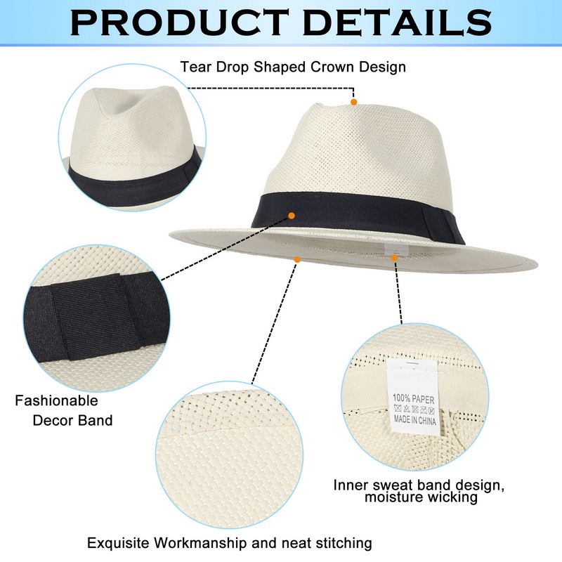 Summer Straw Panama Hat for Wo - đánh giá và giá Bucket Hat Straw