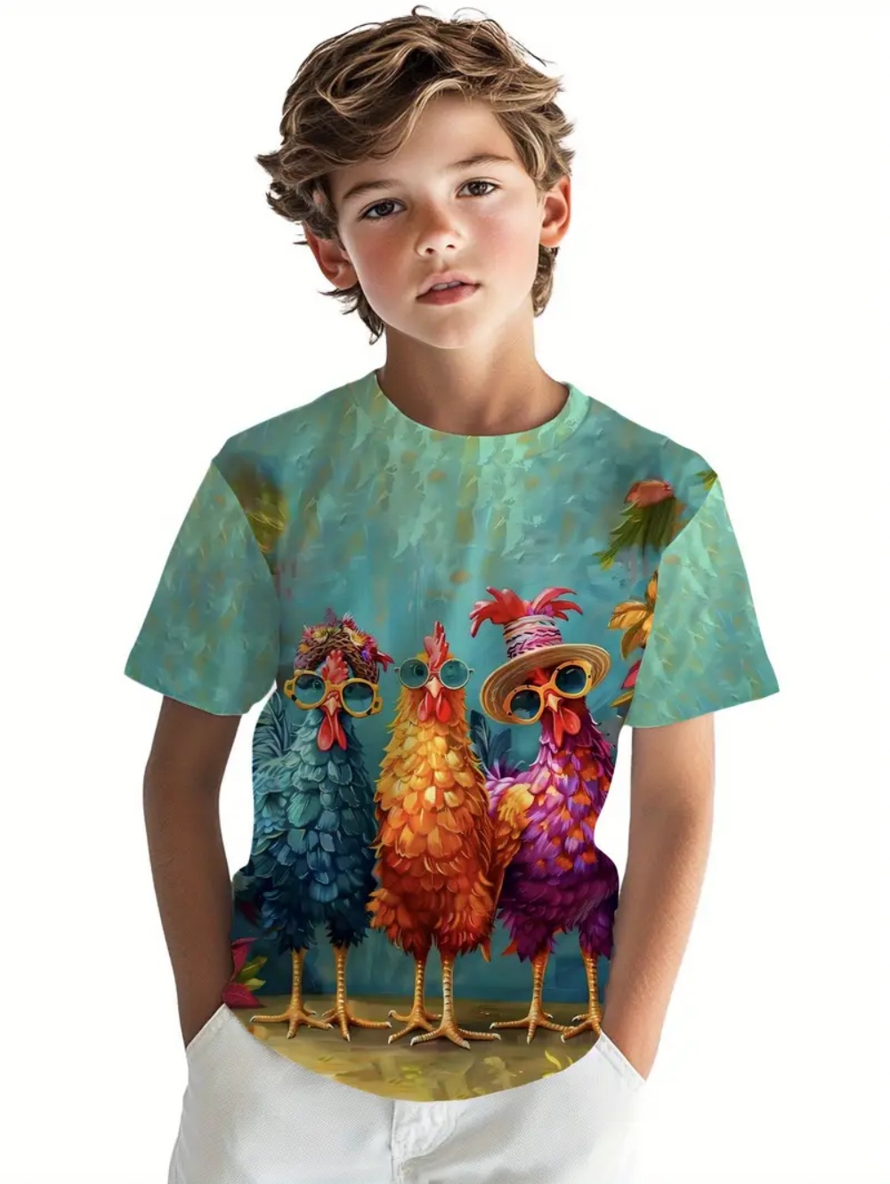 Kids' Tropical Macaw Parrots B - đánh giá và giá Tee Graphic Print