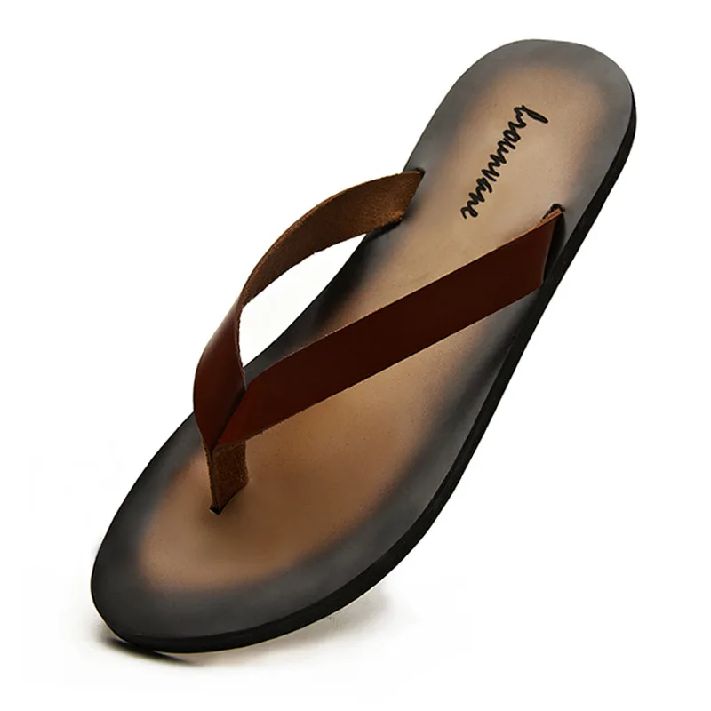 Classic Genuine Leather Mens S - đánh giá và giá Flip Flop Leather Men