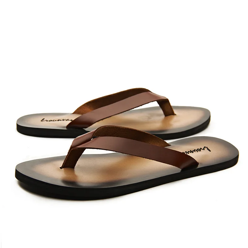 Classic Genuine Leather Mens S - đánh giá và giá Flip Flop Leather Men