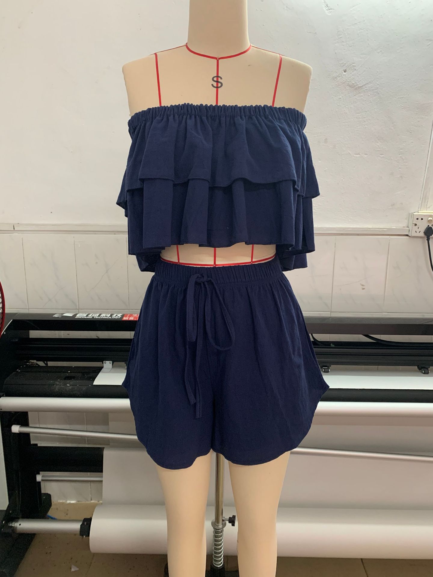Summer women’s fashion: new ca - đánh giá và giá Short Linen Drawstring