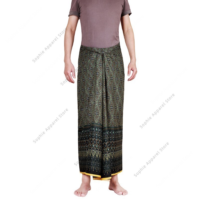 Batik Sarong Skirt for Beach W - đánh giá và giá Sarong Men Wrap