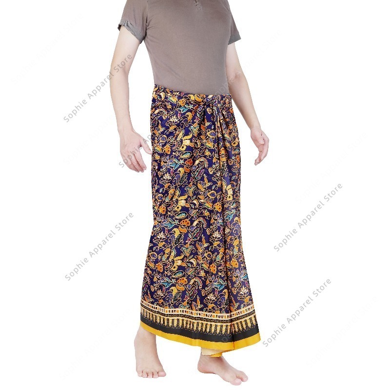 Batik Sarong Skirt for Beach W - đánh giá và giá Sarong Men Wrap